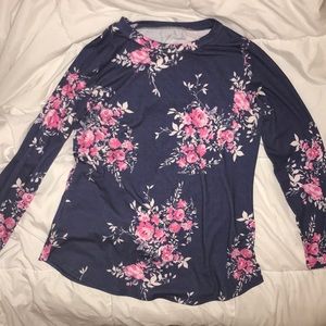 floral long sleeve shirt!!